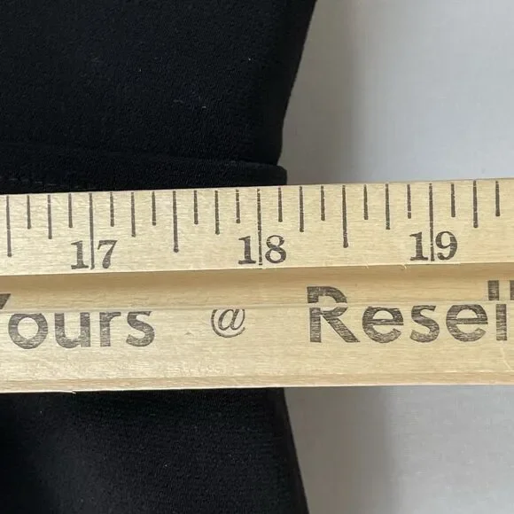 TAHARI ARTHUR S. LEVINE Long Skirt Business Suit Women’s 14 Black Vintage - Picture 14 of 16